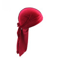 Adjustable velvet material turban bandanas hat